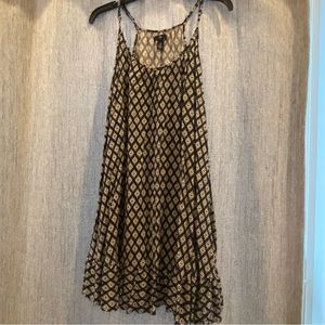 Blue/white pattern hobo Dress, size: XL, from Gap